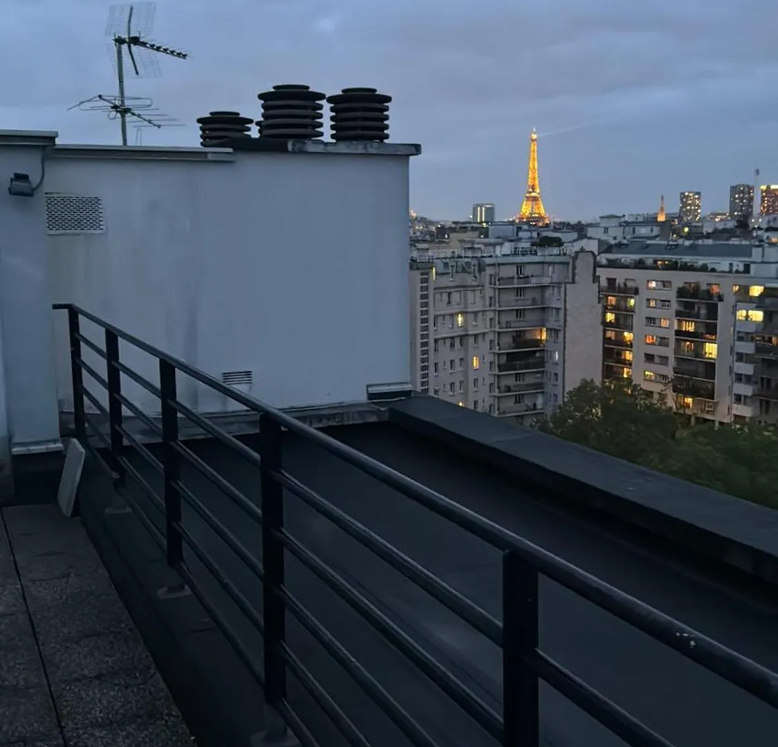 Rooftop Eiffel Tower - Full Ac Apartment Paris